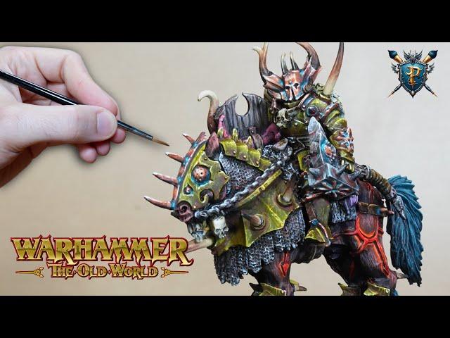 Painting with a Twist | Chaos Lord on Daemonic Mount | Warhammer Old World