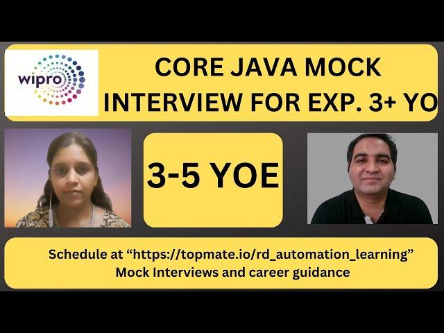 Wipro Java Interview Questions | Core Java Interview Questions