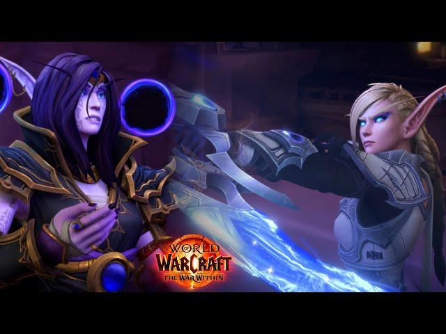 A Light In The Dark |  Alleria & Xal'atath Face Off | The War Within Finale Cutscene