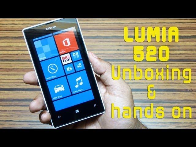 Nokia LUMIA 520 Unboxing & Hands on Review by Gadgets Portal