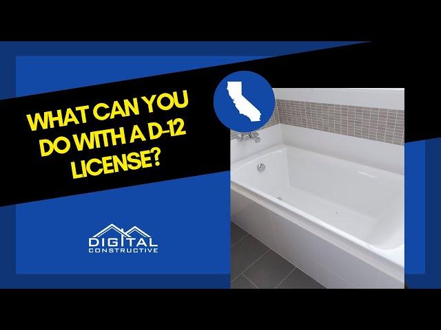 What Can You Do With a D-12 License? Synthetic Products Contractor Review in California!