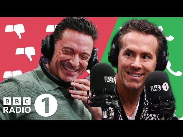 "Damn you Reynolds!!" Hugh Jackman and Ryan Reynolds play Unpopular Opinion