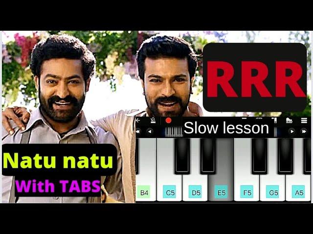 How to play natu natu rrr on mobile piano | natu natu piano notes