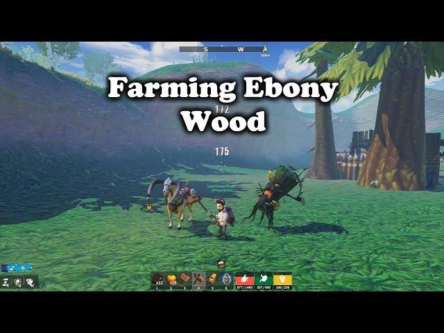 Tree of Life MMO 13- Farming Ebony Wood With A Full Raid Group!