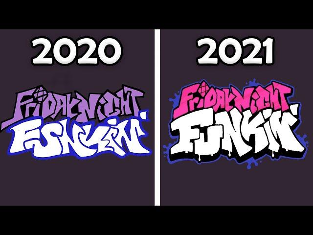 Evolution of the Title Screen | Friday Night Funkin'