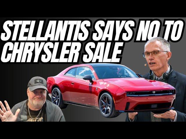 Stellantis Says NO To Selling Chrysler To Frank B Rhodes Jr. They Would Rather Destroy It