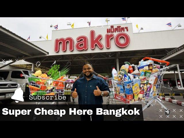 Bangkok Shopping | Makro Sathorn | Huge Supermarket | Cheap & Wholesale | Travel With Nusky