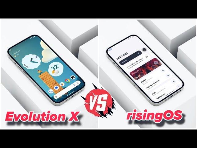 EvolutionX or risingOS? ULTIMATE UI Customization Showdown (2024) 