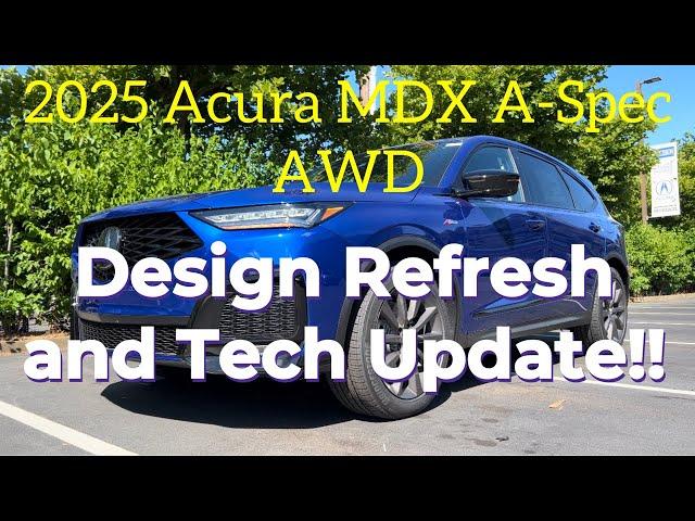 2025 Acura MDX A-Spec AWD: The BEST Midsize SUV?