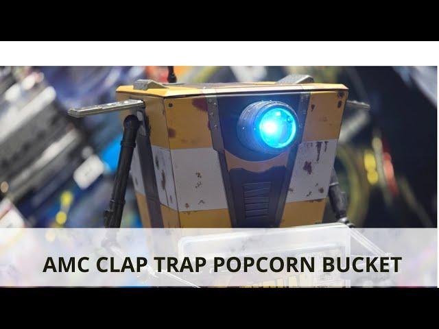 AMC theater Borderlands Clap Trap popcorn bucket