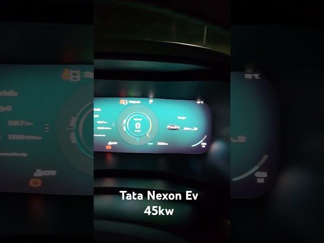 Get Maximum Range in City Running Tata Nexon Ev electric empowered 45kw 2024  #electricar #tatanexon