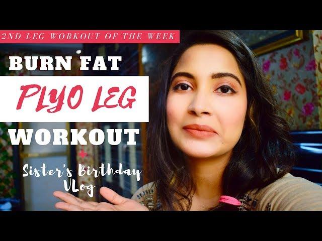 Plyo Leg Day | Heavy HIIT Leg Workout | Fat Burning Workout | Kanzah Syed