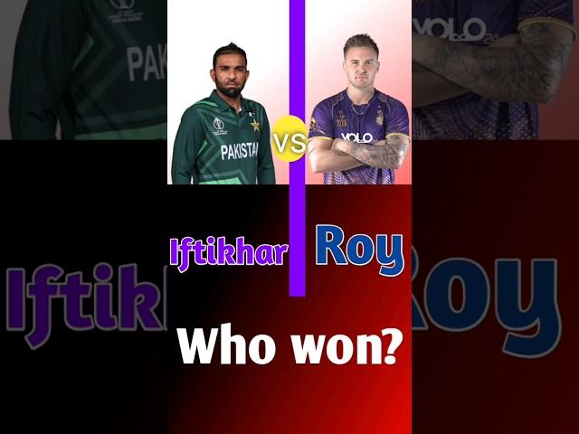 iftikhar Ahmed vs Jason roy# who won@ZohaibSolangy # MZ Cricket TV