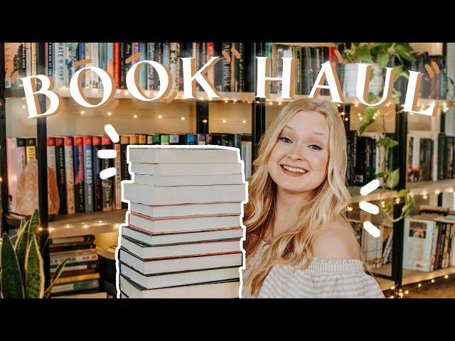 BOOK HAUL \\ all the books i've bought recently  fantasy, thrillers, booktube & booktok favorites!