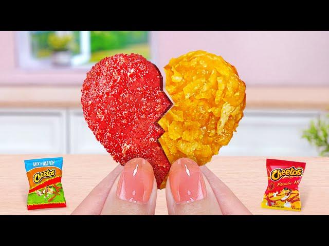  Food DIY  Incredibox COUPLE Love Miniature Cheetos Chicken Nugget  Tina Mini Cooking