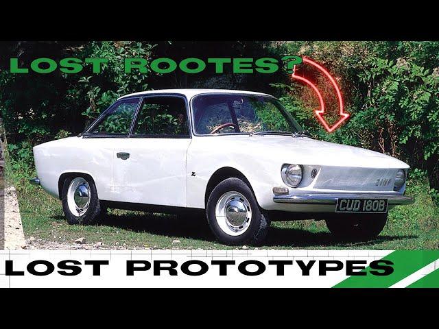 The LOST ROOTES GROUP PROTOTYPES! - Hillman Swallow, Capri Beating Avenger, Zimp And MORE!