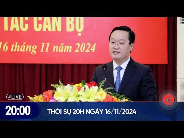 Ông Nguyễn Đức Trung giữ chức Bí thư Tỉnh ủy Nghệ An | Thời sự 20h ngày 16/11