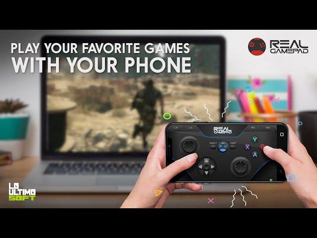 RealGamepad - PROMO | Turn your phone into a gamepad