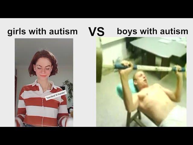 Girls with autism vs boys with autism (шпингалеты edition)