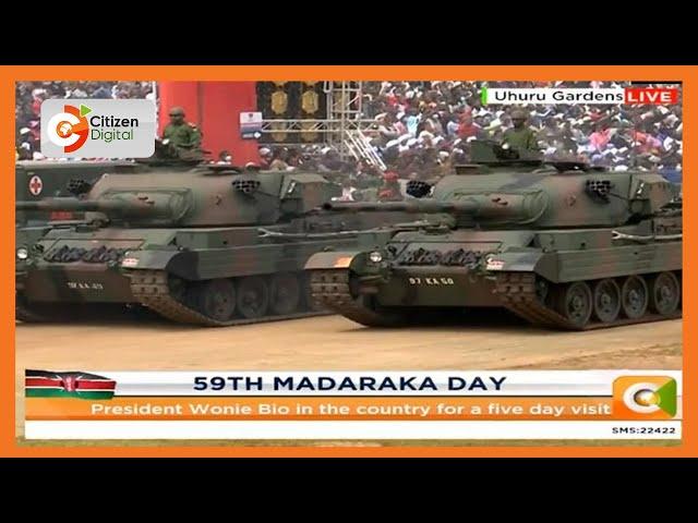 Military might: Kenya Defence Forces showcase their Hardware and Fire power