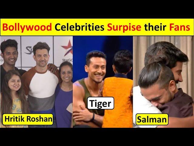 Bollywood Celebrities Surprise their Fans | Salman khan, Shah rukh khan, Tiger shroof, Hritik roshan