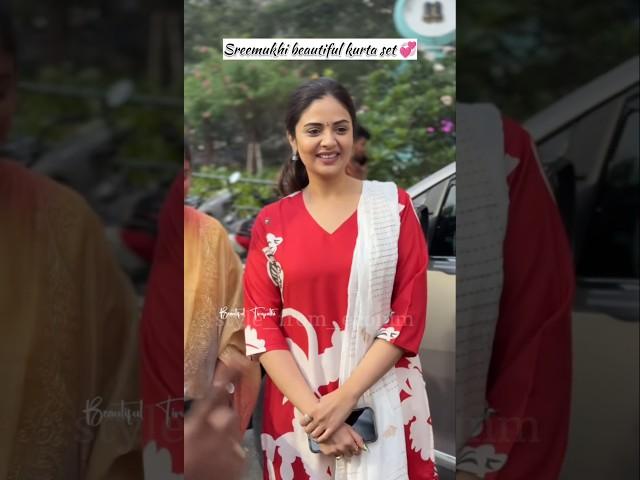 Sreemukhi kurta set, Comment for links or Check telegram channel #fashion #trending #sreemukhi #ootd