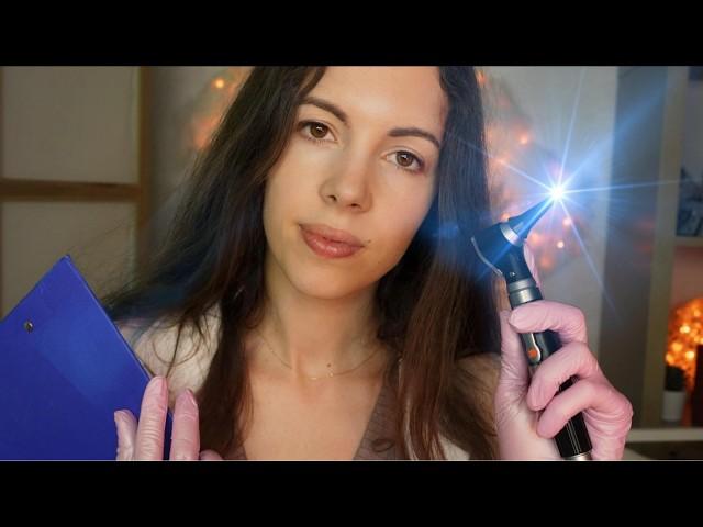 Relaxing ASMR Cranial Nerve Exam & Ear Cleaning 