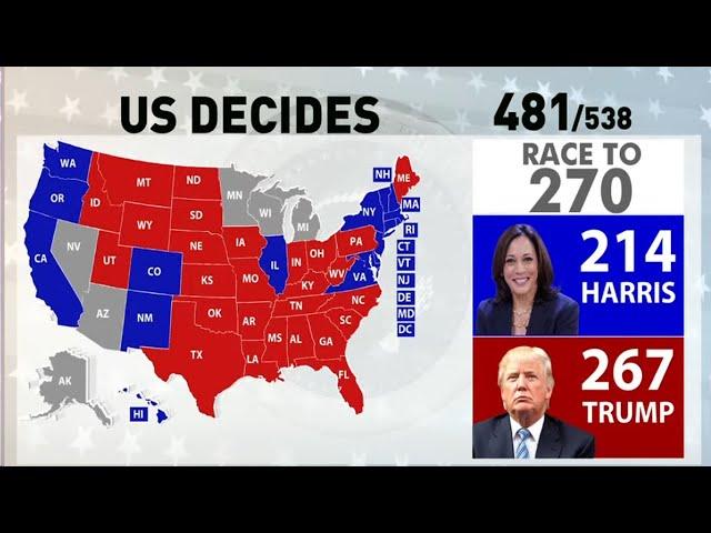 US Election Results Counting LIVE News: Trump On Brink Of Landslide Victory, Harris Cancels Speech