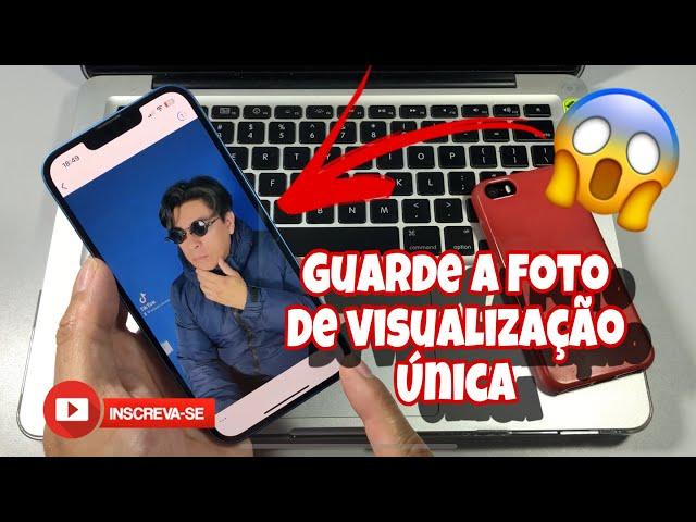 COMO SALVAR A FOTO DE VISUALIZAÇÃO ÚNICA DO WHATS NO SEU IPHONE