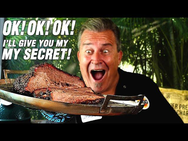 We made the JUICIEST BRISKET EVER - On the Big Green Egg