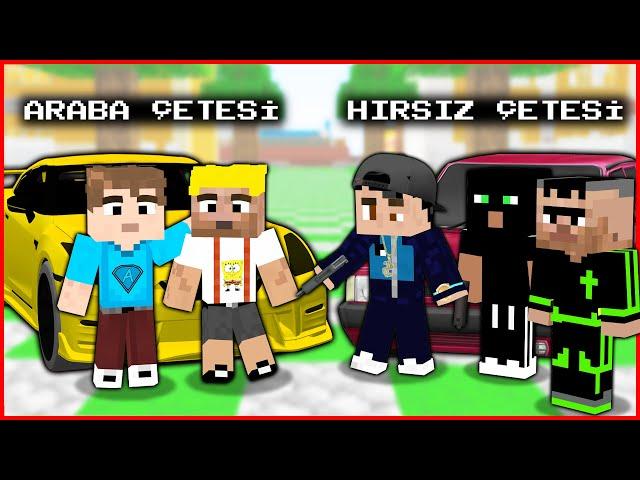 MİNECRAFT ARABA ÇETESİ VS HIRSIZ ÇETESİ!  - Minecraft ZENGİN FAKİR HAYATI