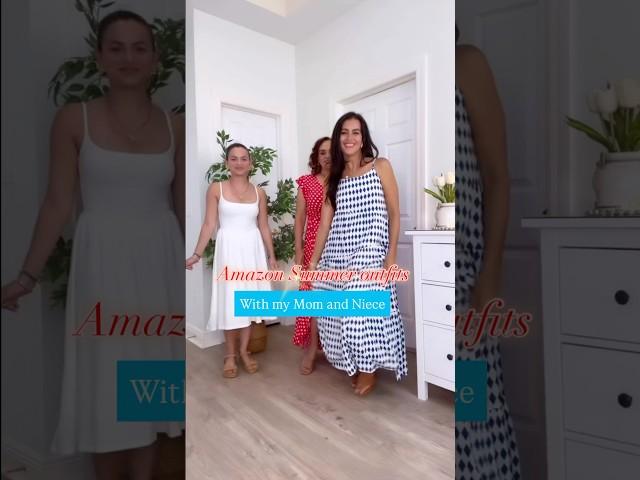 How to style: Summer dresses & skirt sets from Amazon! Outfits in my bio, in my LTK️ #amazon #ootd