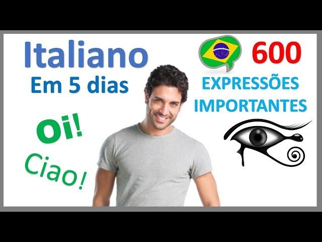 Aprender Italiano em 5 dias - Conversação para iniciantes