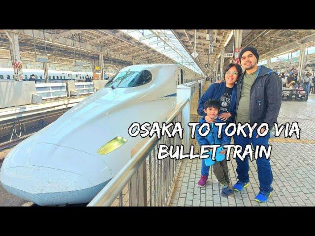 Over 3 Hours Travel From Osaka to Tokyo via Hikari Shinkansen or Bullet Train