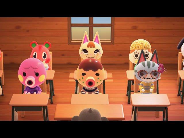 Animal Crossing Villagers Go Back To School...