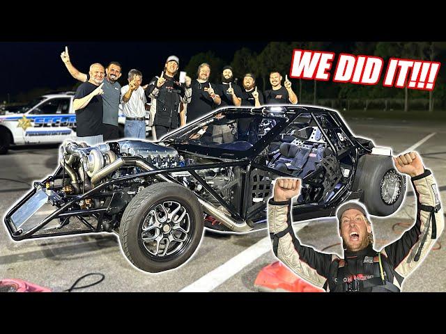 WORLD'S FIRST Stick Shift Corvette In The SIXES! Leroy's Most INSANE Pass EVER!!!!