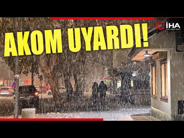 Dikkat : İstanbul'a Kar Geliyor !