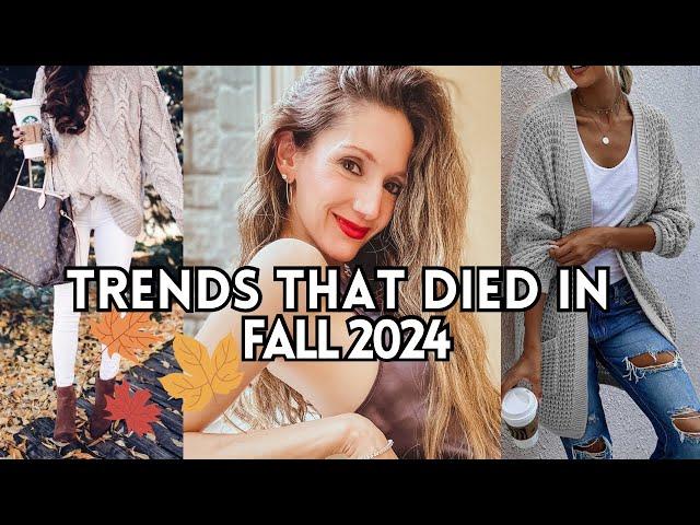 FALL FASHION TRENDS that are DEAD in 2024 and WHAT TO WEAR Instead