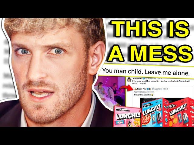 LOGAN PAUL IS IN TROUBLE ... crazy ads + fighting youtubers