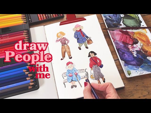 The Best Way to Illustrate People with Watercolor? Try These Simple Techniques!