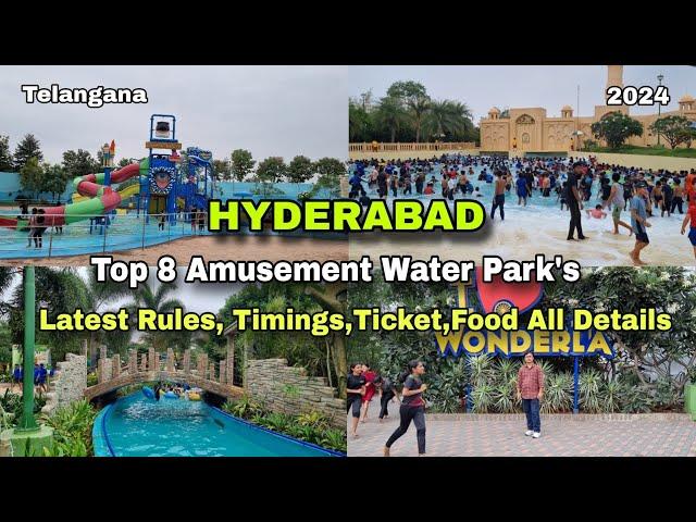 Amusement Water Park's in Hyderabad || Top 8 Water Park's ||Latest Rules,Timings,Ticket,Food Details