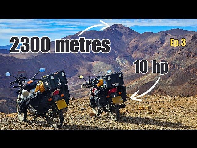 Crossing the Atlas Mountains of Morocco: 125cc Motorcycles from UK to South Africa