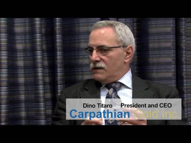 Carpathian Gold: Interview with President & CEO Dino Titaro