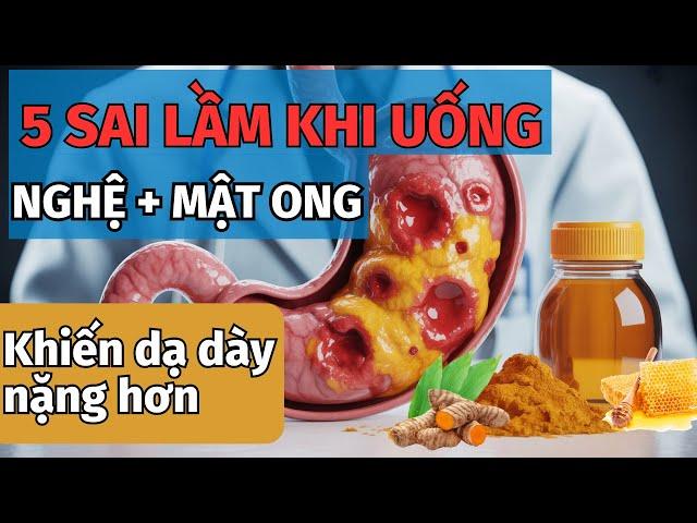Nghệ Mật Ong Chữa Dạ Dày Hiệu Quả - Nhưng Uống Sai Cách Thì Nguy Hiểm! | Sức khỏe người cao tuổi