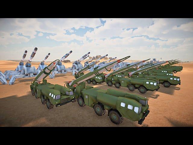 HUMAN ARMY WITH MISSILE SYSTEM VS 4,000,000 KHRONGOR & SKARR - Ultimate Epic Battle Simulator 2