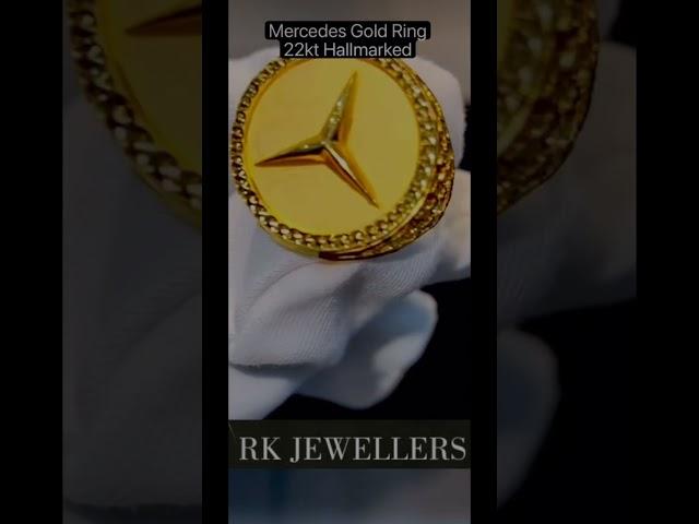 Mercedes gold ring || 22k || Rk Jewellers || #gold #explore #girizevermahal #reels#mercedes