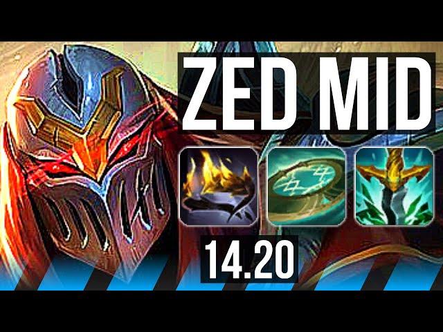 ZED vs VIEGO (MID) | Penta, 7 solo kills | NA Diamond | 14.20