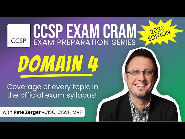 CCSP Exam Cram - DOMAIN 4 (2023)