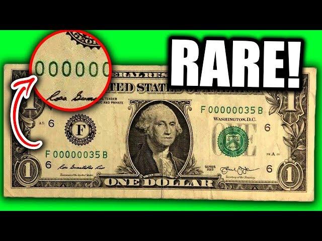 DON'T SPEND THESE RARE DOLLAR BILLS WORTH MONEY - FANCY SERIAL NUMBERS ON BILLS