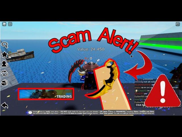 Exposing Insane Scammer in Counter Blox Trading